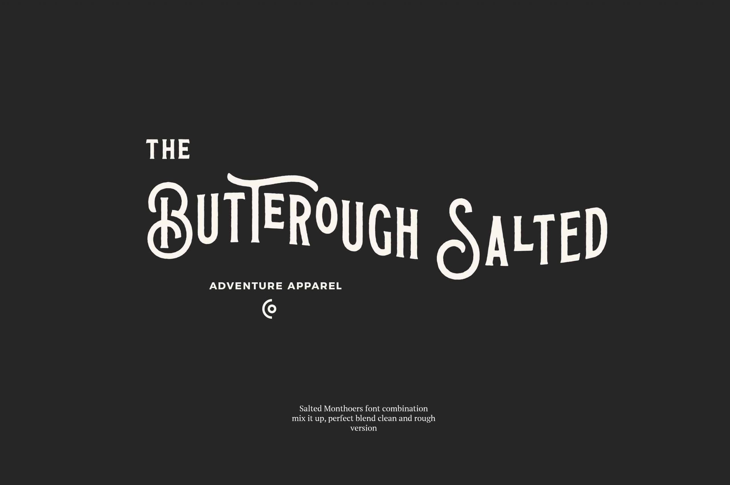 Salted Monthoers Font Free Download