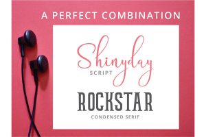 Shinyday & ROCKSTAR Font Free Download