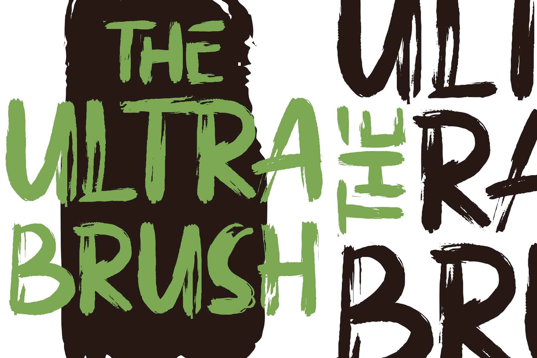 The Ultra Brush Font Free Download
