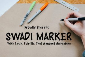Swadi marker Font Free Download